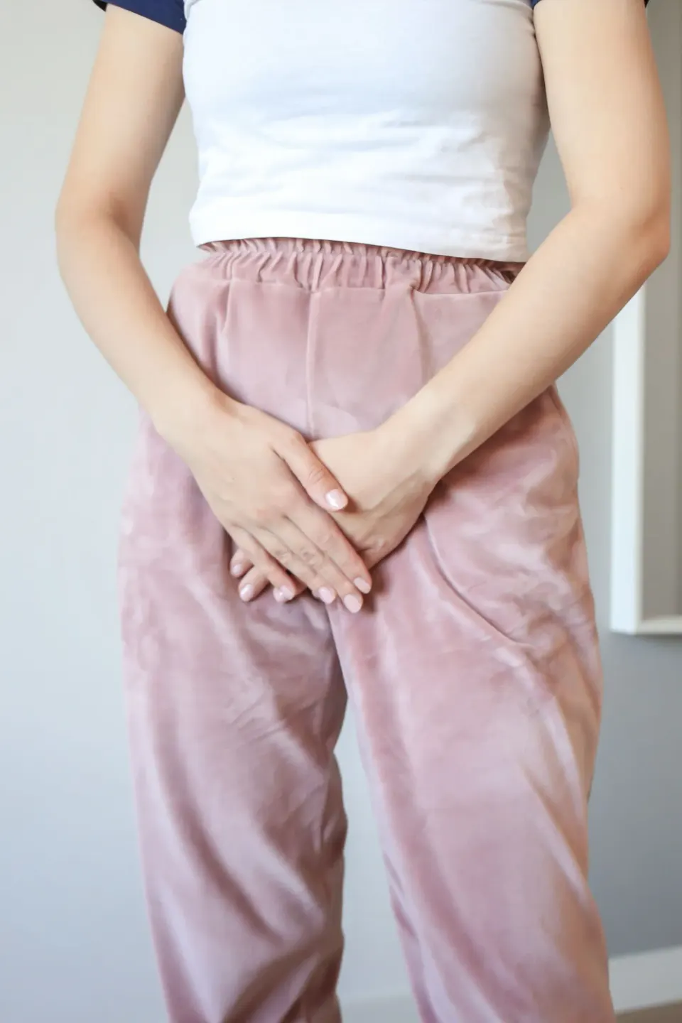 Patient consulting about pelvic floor therapy options