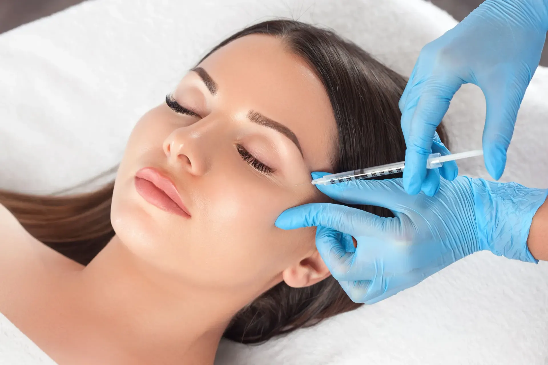 Patient receiving dermal filler injection at Florida Keys Primary Care & Wellness in Big Pine Key, FL