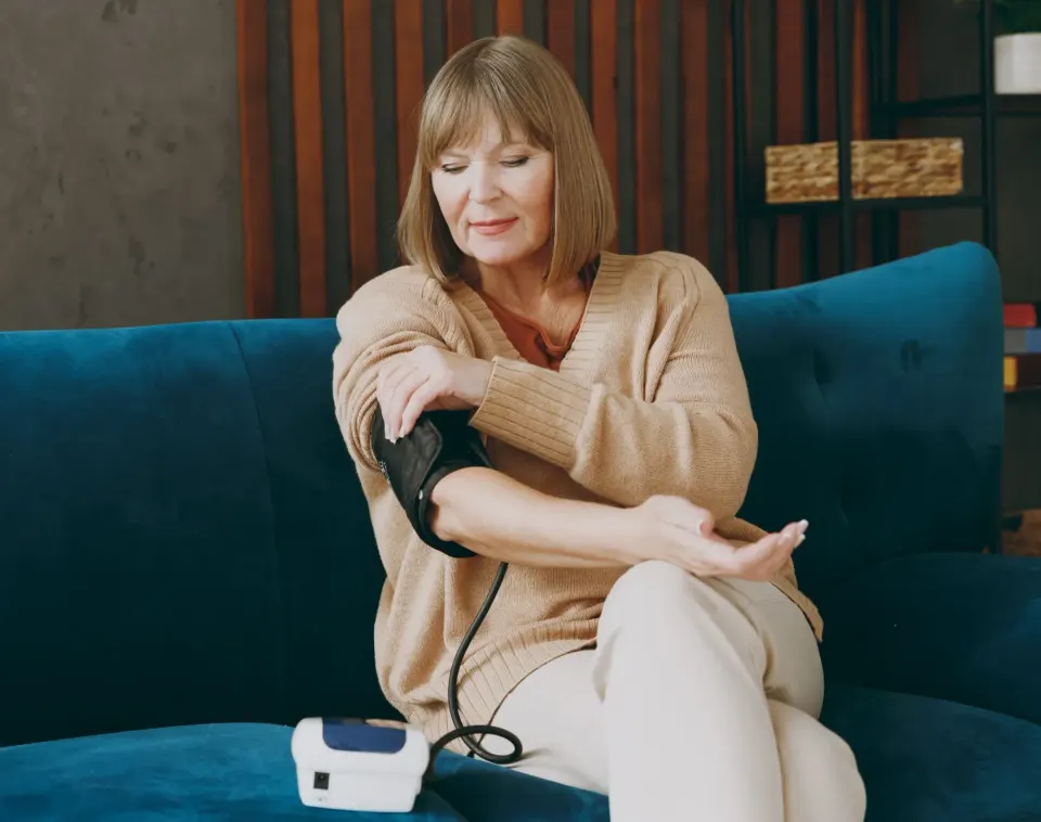 Home blood pressure monitor and lab results at Florida Keys Primary Care
