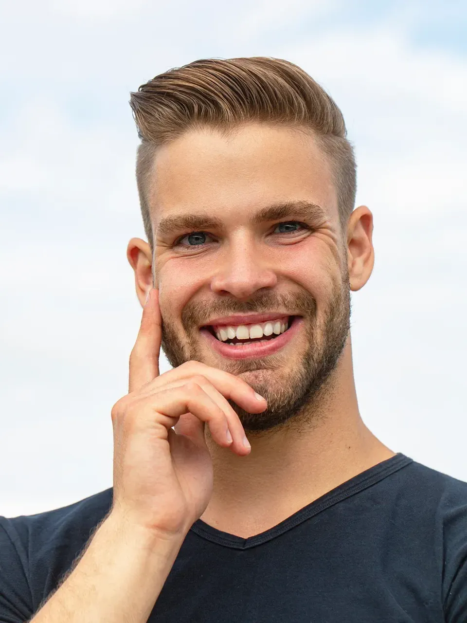 Man recognizing symptoms of low testosterone