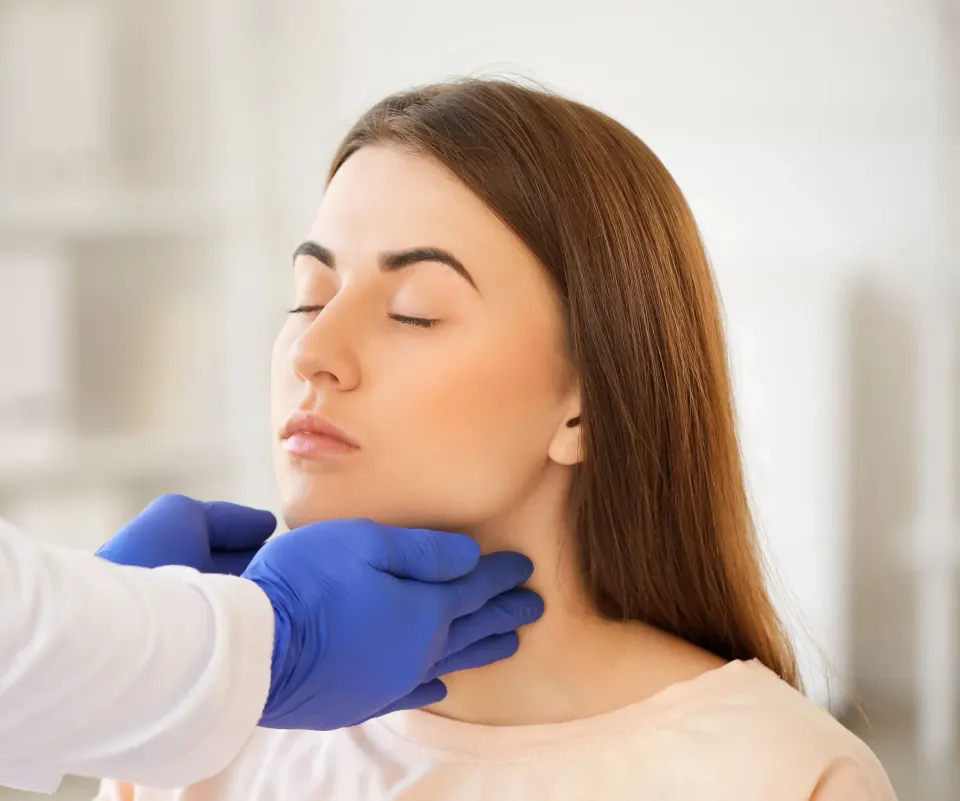 Lab tubes and TSH test results for thyroid evaluation